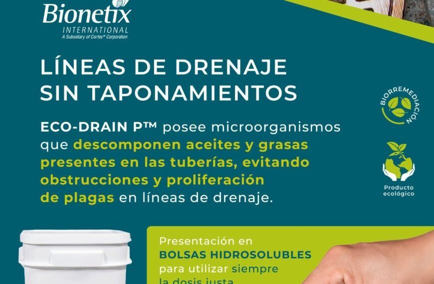 ECO-TRAP L™: Suspensión bacteriana para mantenimiento de trampa de grasas
